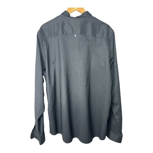Oakley Button Down Shirt Mens XXL Slim Fit Black - Picture 3 of 4